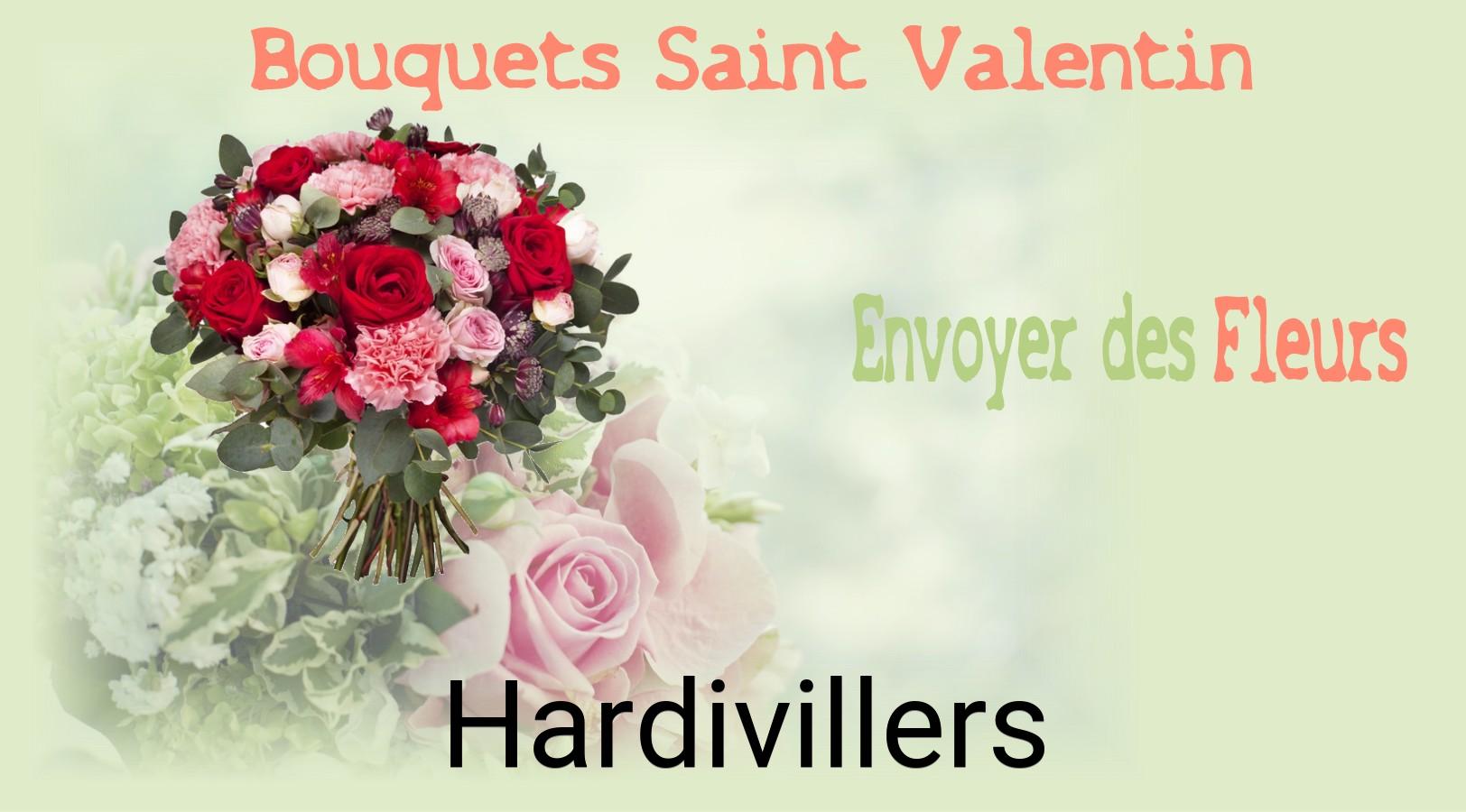 Roses de Saint-Valentin livrées à Hardivillers